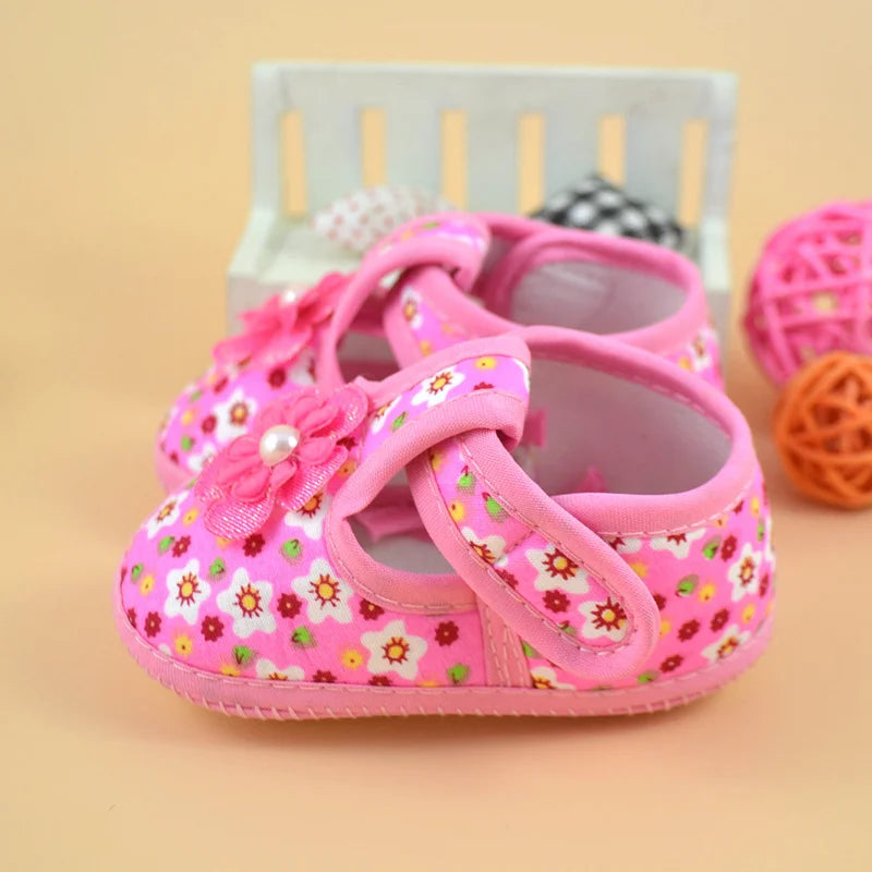 Baby Shoes Infant Soft Anti-slip Sole Newborn Baby Girls Boy Prewalker Printing Rabbit Cartoon Single Shoes First Walkers Shoes