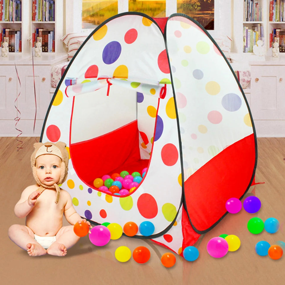 100CM Large Portable kids Play Tent house Ball Pool Folding boys girls indoor Outdoor tents for baby Children Play house gift