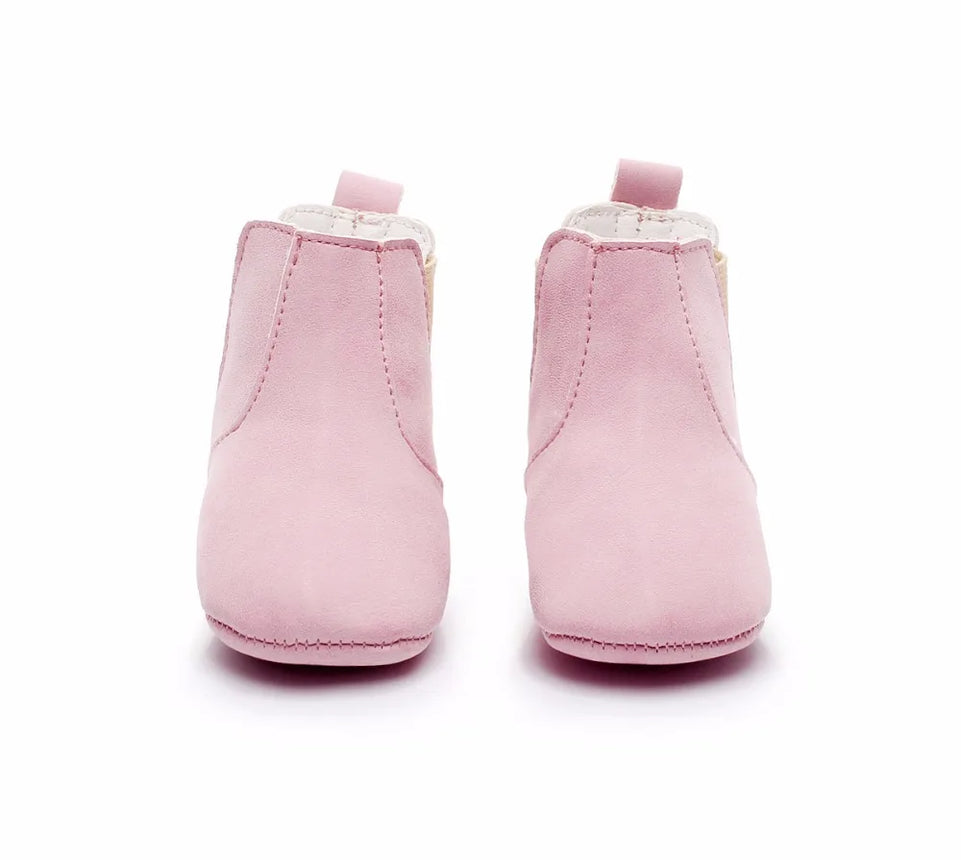 Toddler Baby Boy Girl Shoes 0-24M Infant First Walkers Moccasins Soft PU Ankle Boots Newborn Footwear Bebe Crib Shoes