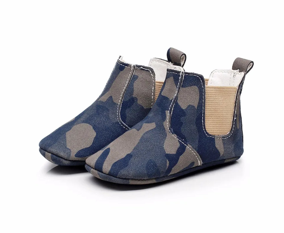 Toddler Baby Boy Girl Shoes 0-24M Infant First Walkers Moccasins Soft PU Ankle Boots Newborn Footwear Bebe Crib Shoes