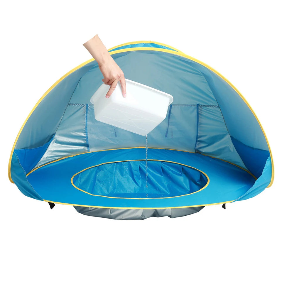 Baby beach tent  Waterproof Sun Shelter UV-protecting Sunshelter with Pool Kid Outdoor Camping Sunshade Beach sunshelter UPF 50+