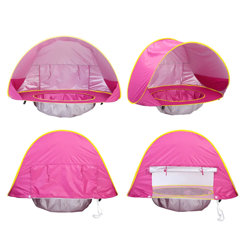 Baby beach tent  Waterproof Sun Shelter UV-protecting Sunshelter with Pool Kid Outdoor Camping Sunshade Beach sunshelter UPF 50+