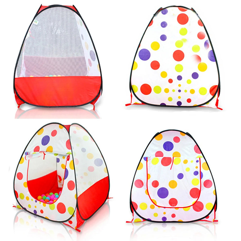 100CM Large Portable kids Play Tent house Ball Pool Folding boys girls indoor Outdoor tents for baby Children Play house gift