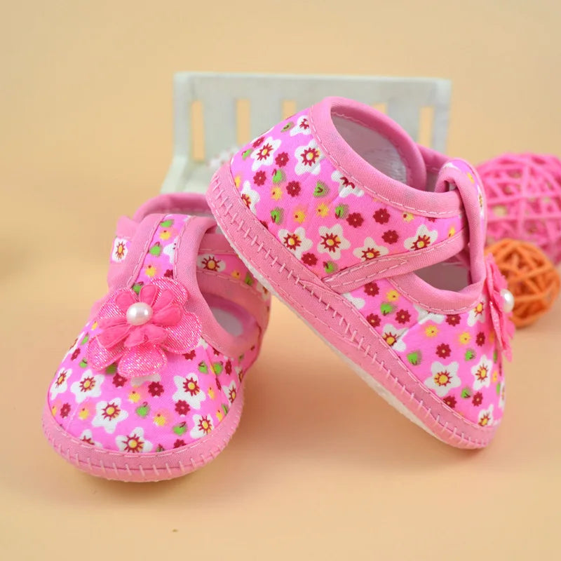Baby Shoes Infant Soft Anti-slip Sole Newborn Baby Girls Boy Prewalker Printing Rabbit Cartoon Single Shoes First Walkers Shoes