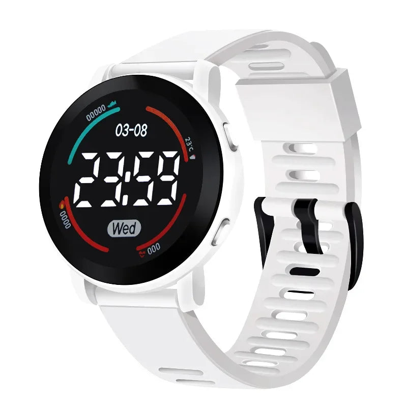 Children's Watches Fashion Digital Watches for Kids Waterproof Sport LED Electronic Wristwatch Simple Boys Girls Student Clock