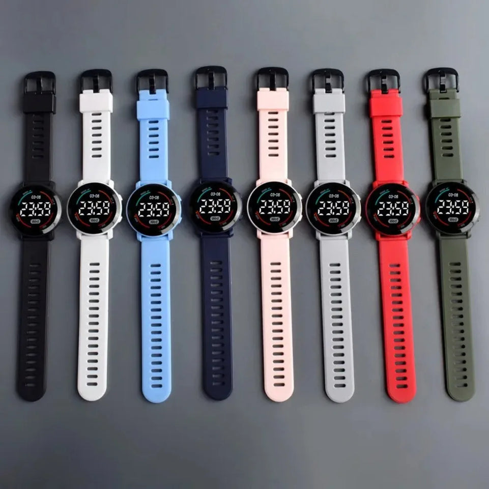Children's Watches Fashion Digital Watches for Kids Waterproof Sport LED Electronic Wristwatch Simple Boys Girls Student Clock