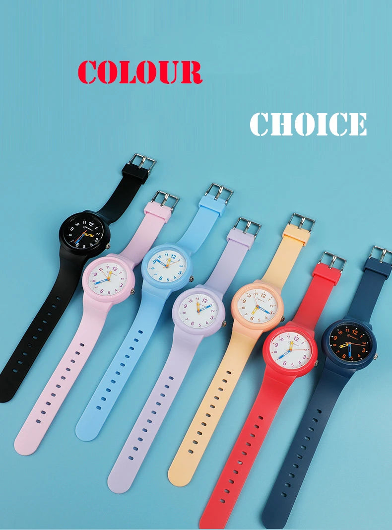 UTHAI CA03 3-12 Year Old Children's Watch Fashion Simple Sports Comfortable Waterproof High Boys Girls Quality Quartz Watches