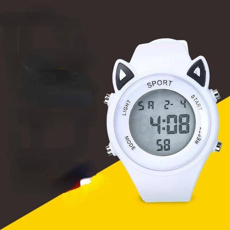 Children's Electronic Watches For Girls And Boys Analog Digital Sport Led Electronic Waterproof 3bar Wrist Watch Kids Relogio
