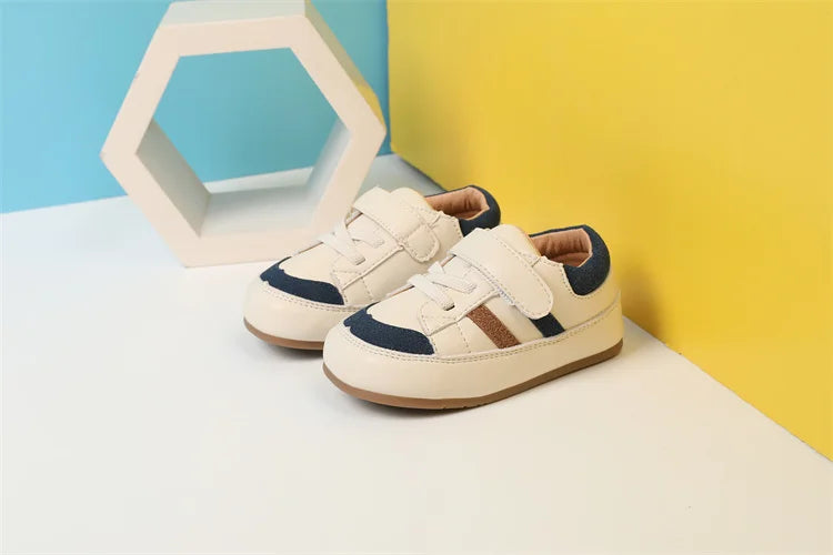 0-5 Years New Baby Shoes For Boy Leather Toddler Barefoot Shoes Soft Sole Outdoor Kids Tennis Fashion Little Girls Sneakers