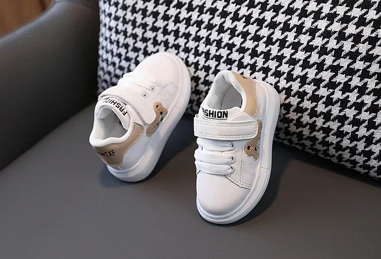 Baby Shoes Newborn Infant Toddler Casual Flat Round Toe Stylish Boys Girls Cotton Sole PU Leather Sneakers First Walkers Sports