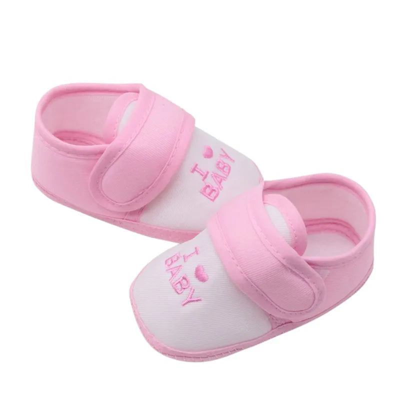 Baby Shoes Boy Girl Casual Anti-slip Sneaker Toddler Classic Letter Pattern Soft Bottom Shoe Infant Prewalker First Walkers