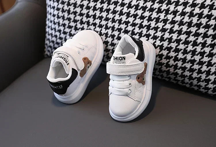 Baby Shoes Newborn Infant Toddler Casual Flat Round Toe Stylish Boys Girls Cotton Sole PU Leather Sneakers First Walkers Sports