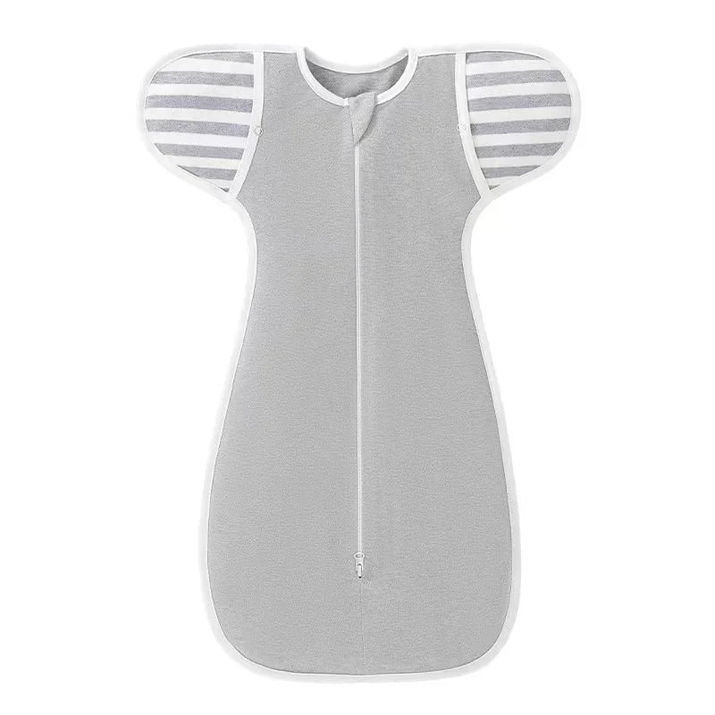 Baby Sleeping Bag Newborn Baby Swaddle Sleeveless Sleep Sack Summer Thin Cotton Soft 2-Ways Zipper Diaper Changing