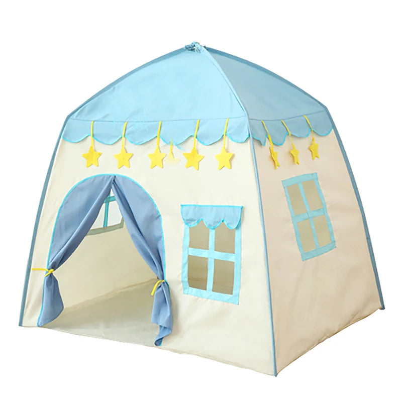 Portable Children's Tent Cute Wigwam Folding Kids Tents Tipi Baby Play House Large Girls Princess Castle Child Room Decor Gift