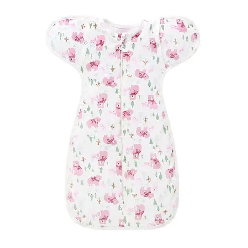 Baby Sleeping Bag Newborn Baby Swaddle Sleeveless Sleep Sack Summer Thin Cotton Soft 2-Ways Zipper Diaper Changing