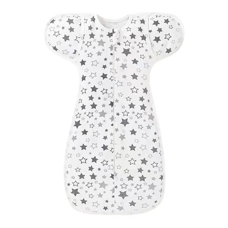 Baby Sleeping Bag Newborn Baby Swaddle Sleeveless Sleep Sack Summer Thin Cotton Soft 2-Ways Zipper Diaper Changing