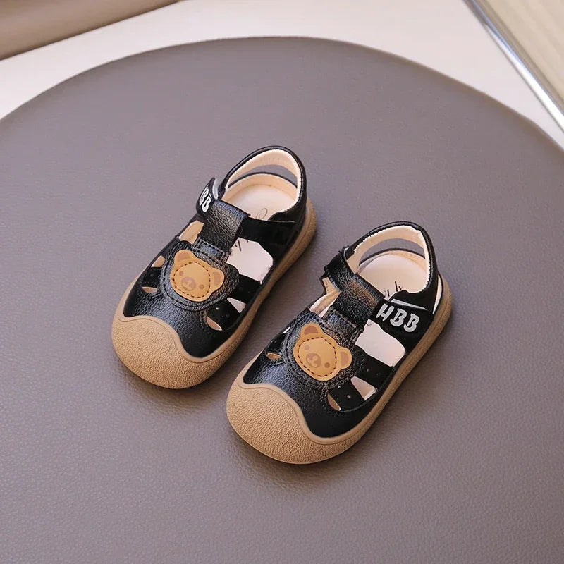 Baby Beach Shoes Breathable Anti-Slip Soft Sole Comfortable First Walkers 2025 Summer New Sandals for Toddlers Sandals Bears