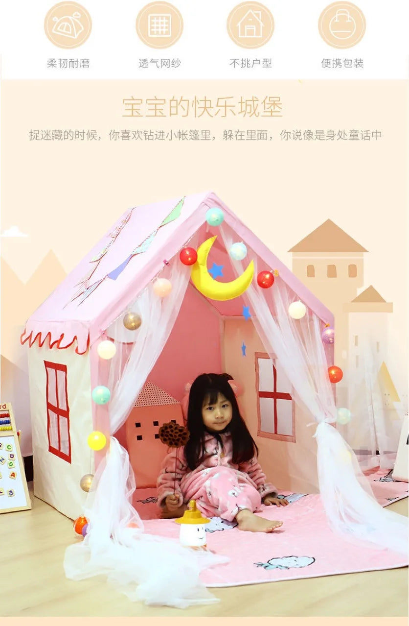 New Baby Tent Children's Home Girl's Small House Children's Entertainment Game House Baby Outdoor Play Amusement Park Game Tent