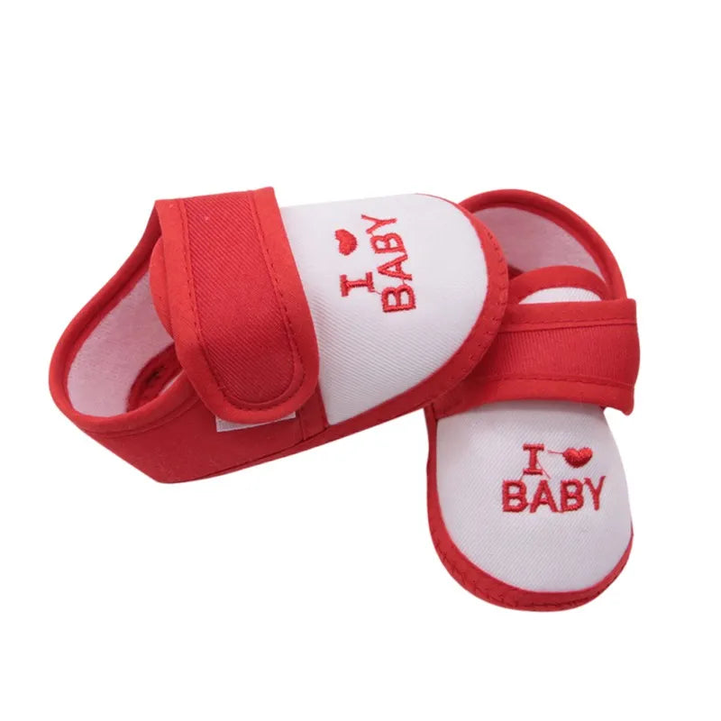 Baby Shoes Boy Girl Casual Anti-slip Sneaker Toddler Classic Letter Pattern Soft Bottom Shoe Infant Prewalker First Walkers
