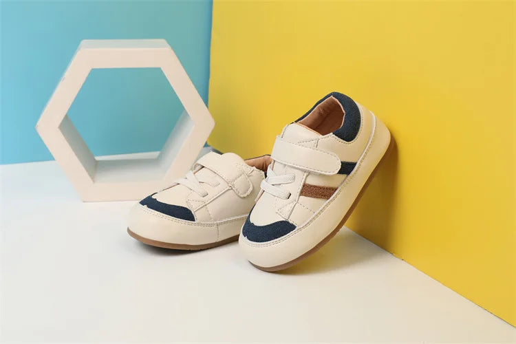 0-5 Years New Baby Shoes For Boy Leather Toddler Barefoot Shoes Soft Sole Outdoor Kids Tennis Fashion Little Girls Sneakers