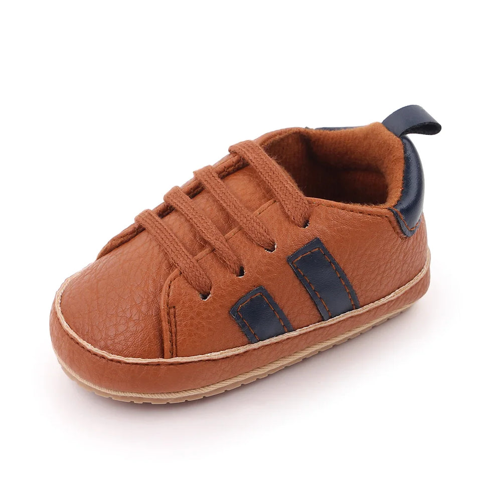 Baby Casual Shoes for Spring and Autumn TPR Sole Anti-slip High Quality PU Hot Selling Multiple choice 2023 Baby New Fashion