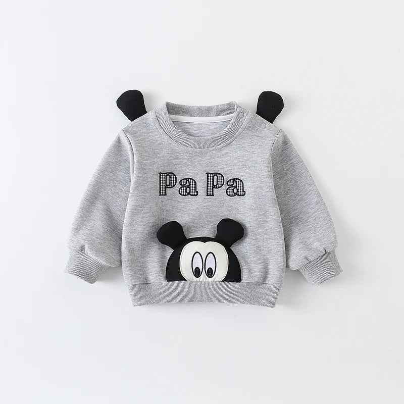Baby Clothes for Boys and Girls, Autumn Crawling Clothes, Cute and Stylish Suits, Long-Sleeved Clothes for Going Out, Spring and Autumn Clothes, Two Pieces