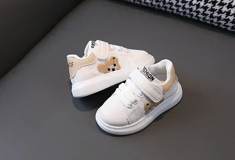 Baby Shoes Newborn Infant Toddler Casual Flat Round Toe Stylish Boys Girls Cotton Sole PU Leather Sneakers First Walkers Sports