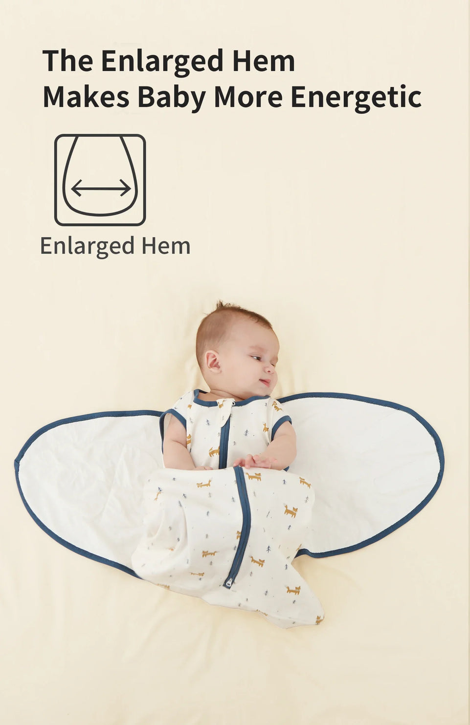 Baby Sleeping Bag For Newborn Summer Thin Soft Cotton Boys Girls Wrap Sleepwear 0-3M Adjustable Breathable Baby Swaddle Blanket