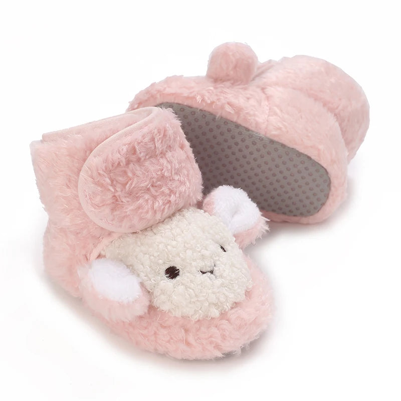 2025 New Baby Shoes 0-1 Year Old Baby Shoes Autumn and Winter Soft soled Sneakers 3-5 September Cotton Shoes for Boys and Girls