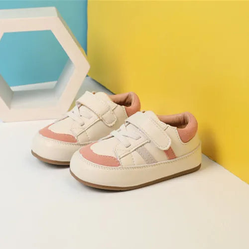 0-5 Years New Baby Shoes For Boy Leather Toddler Barefoot Shoes Soft Sole Outdoor Kids Tennis Fashion Little Girls Sneakers