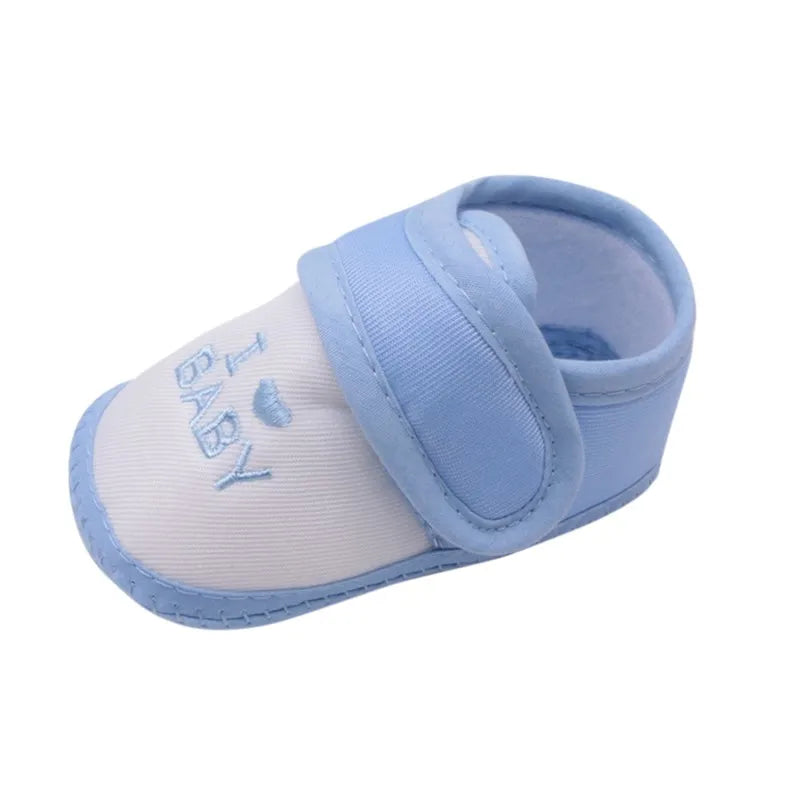 Baby Shoes Boy Girl Casual Anti-slip Sneaker Toddler Classic Letter Pattern Soft Bottom Shoe Infant Prewalker First Walkers