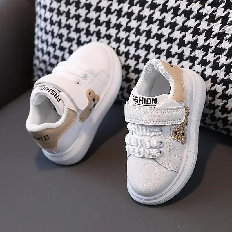 Baby Shoes Newborn Infant Toddler Casual Flat Round Toe Stylish Boys Girls Cotton Sole PU Leather Sneakers First Walkers Sports