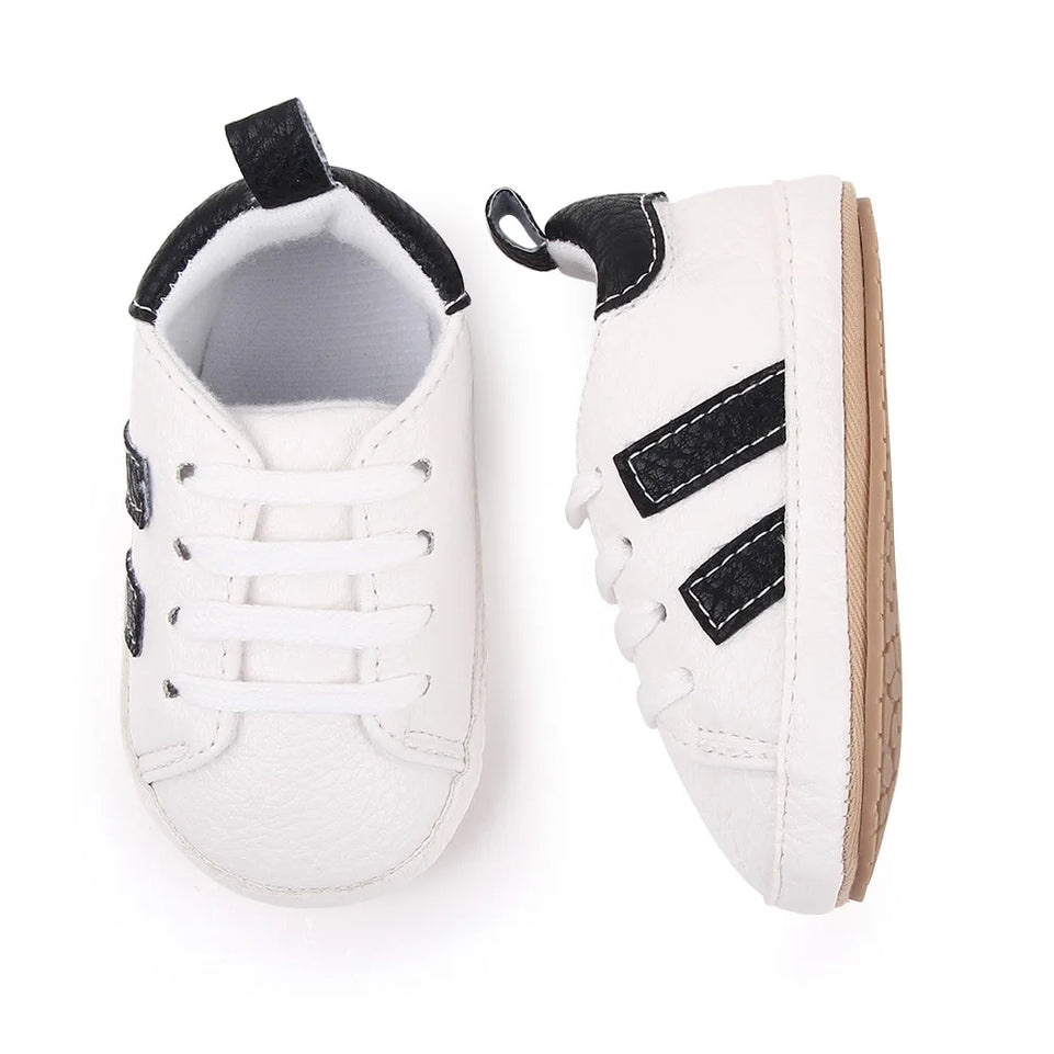 Baby Casual Shoes for Spring and Autumn TPR Sole Anti-slip High Quality PU Hot Selling Multiple choice 2023 Baby New Fashion