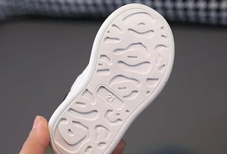 Baby Shoes Newborn Infant Toddler Casual Flat Round Toe Stylish Boys Girls Cotton Sole PU Leather Sneakers First Walkers Sports