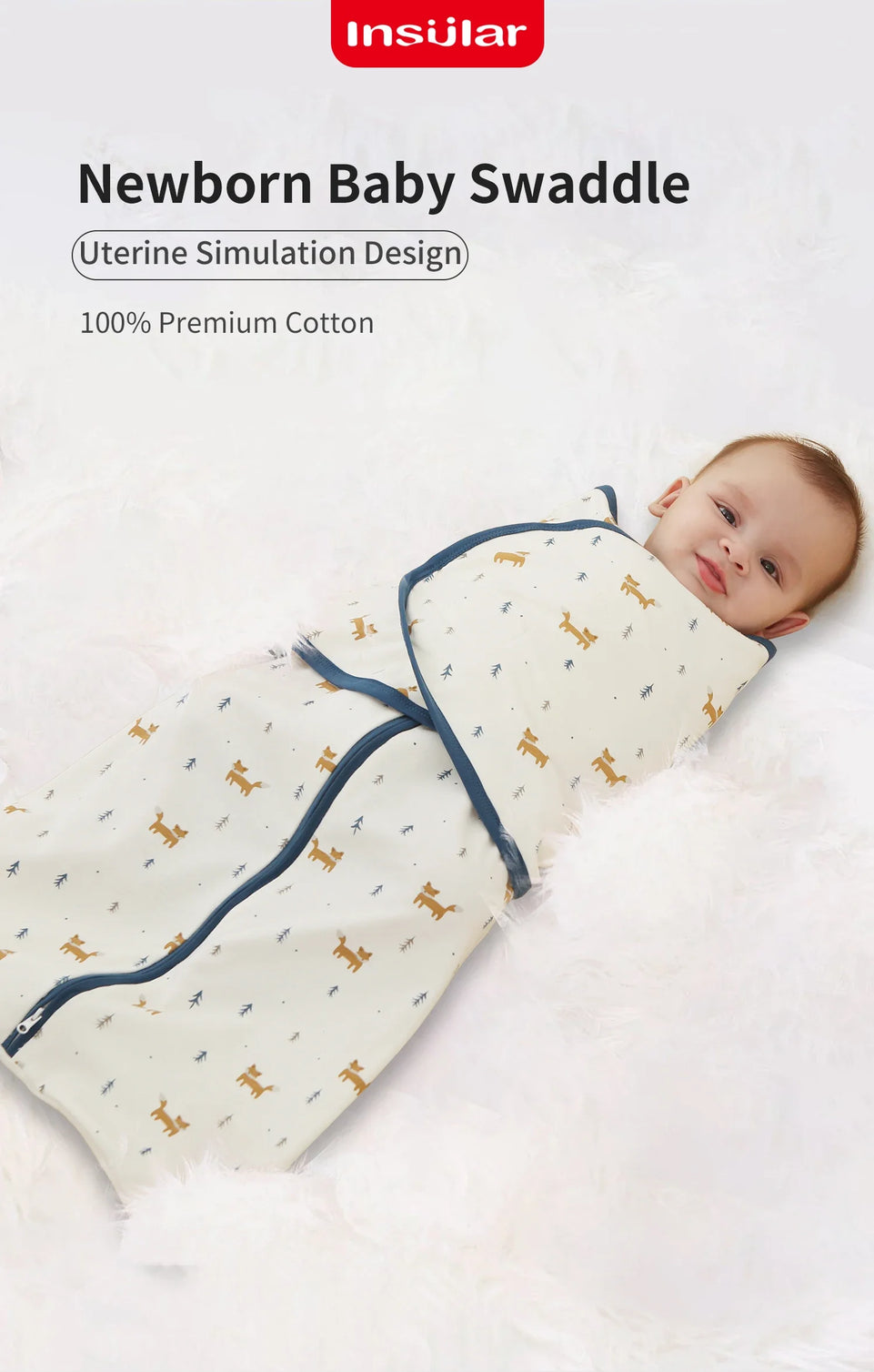 Baby Sleeping Bag For Newborn Summer Thin Soft Cotton Boys Girls Wrap Sleepwear 0-3M Adjustable Breathable Baby Swaddle Blanket