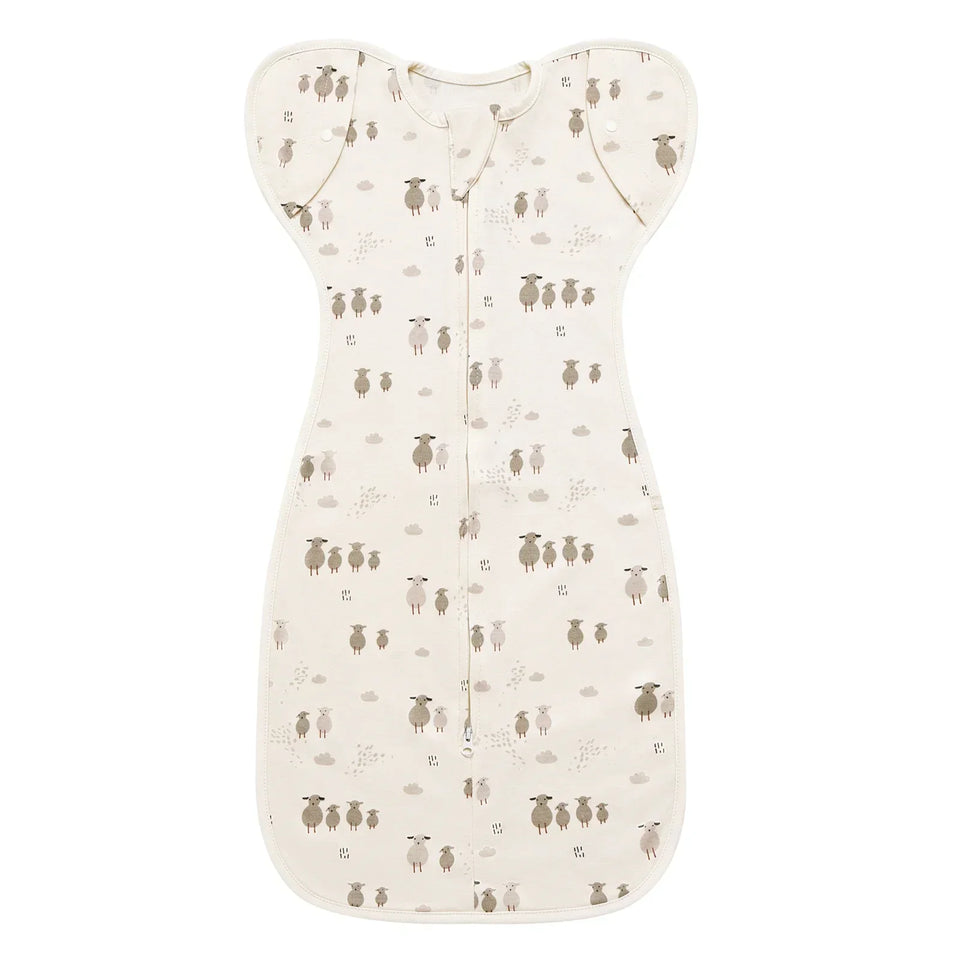 Newborn Baby Sleeping Bags Raised Hand Anti-shock Cotton Printed Sleepsacks Swaddle Blanket New Born Baby Items Baby Swaddle