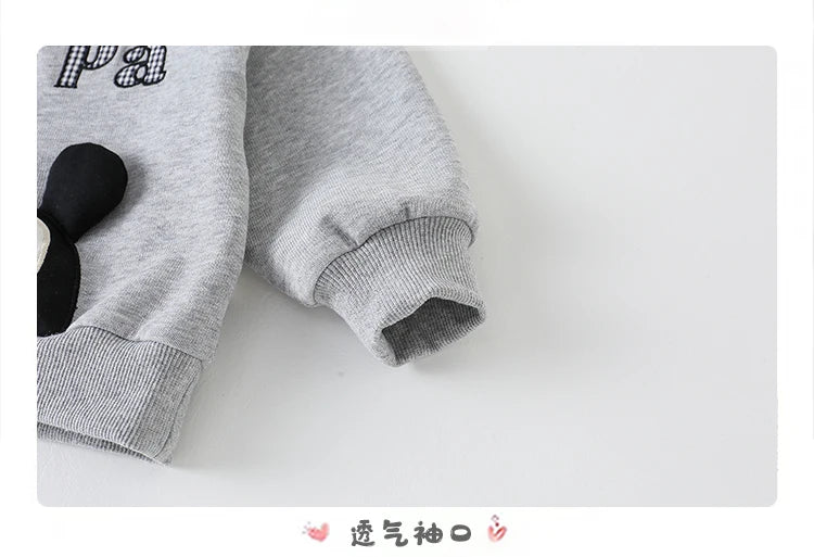 Baby Clothes for Boys and Girls, Autumn Crawling Clothes, Cute and Stylish Suits, Long-Sleeved Clothes for Going Out, Spring and Autumn Clothes, Two Pieces
