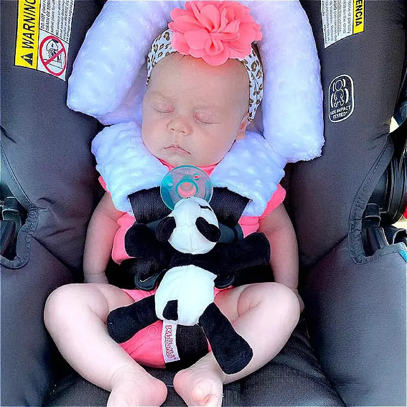 Baby Sleeping Mat Newborn Seat Cushion Baby Stroller Pillow Soft Pad Head Neck Protector Baby Stroller Seat Pad Outdoor Sleeping