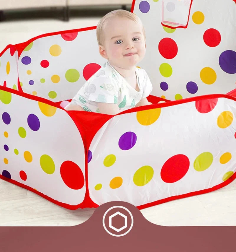 Montessori Baby Play Tent Ball Pool Sport Toys Portable Folding Play House Puzzle Toys for Boys Girls Toddler Birthday Gift