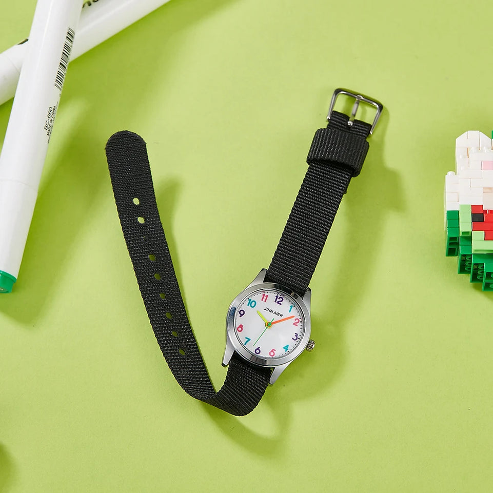 New children's watches for boys and girls, fashionable for students high-quality quartz watches for children, birthday or holid