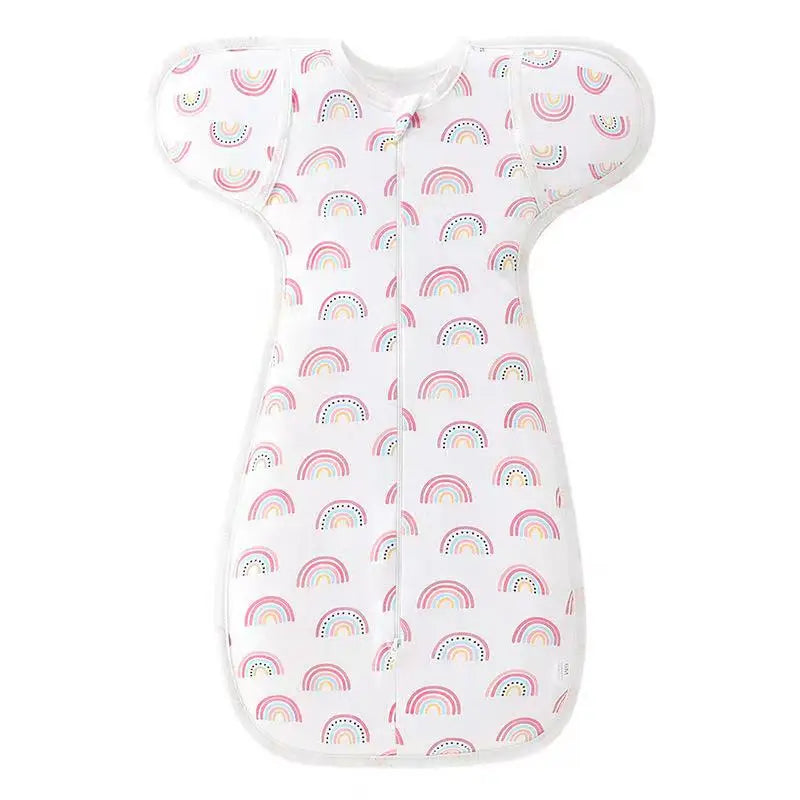 Baby Sleeping Bag Newborn Baby Swaddle Sleeveless Sleep Sack Summer Thin Cotton Soft 2-Ways Zipper Diaper Changing
