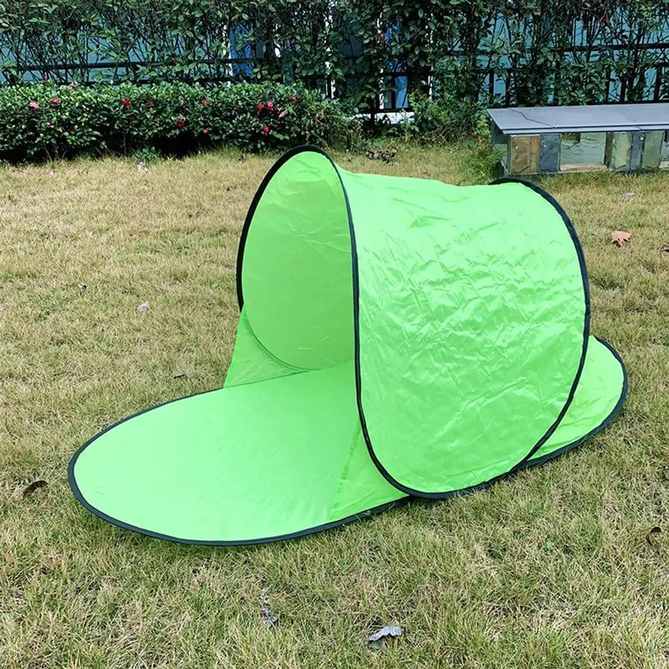 Mini Beach Tent Pop Up Portable Sun Awning Tent Outdoor Garden Camping for Baby Pets UV-protecting Shelter Windproof Sand-Proof