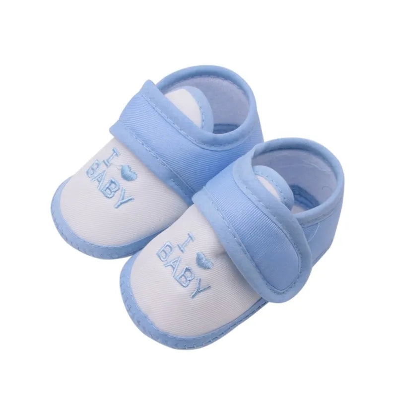 Baby Shoes Boy Girl Casual Anti-slip Sneaker Toddler Classic Letter Pattern Soft Bottom Shoe Infant Prewalker First Walkers