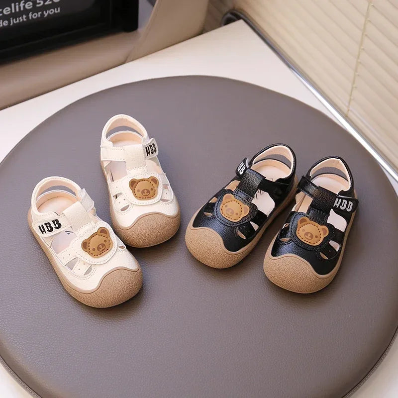 Baby Beach Shoes Breathable Anti-Slip Soft Sole Comfortable First Walkers 2025 Summer New Sandals for Toddlers Sandals Bears