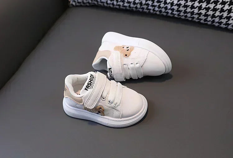 Baby Shoes Newborn Infant Toddler Casual Flat Round Toe Stylish Boys Girls Cotton Sole PU Leather Sneakers First Walkers Sports