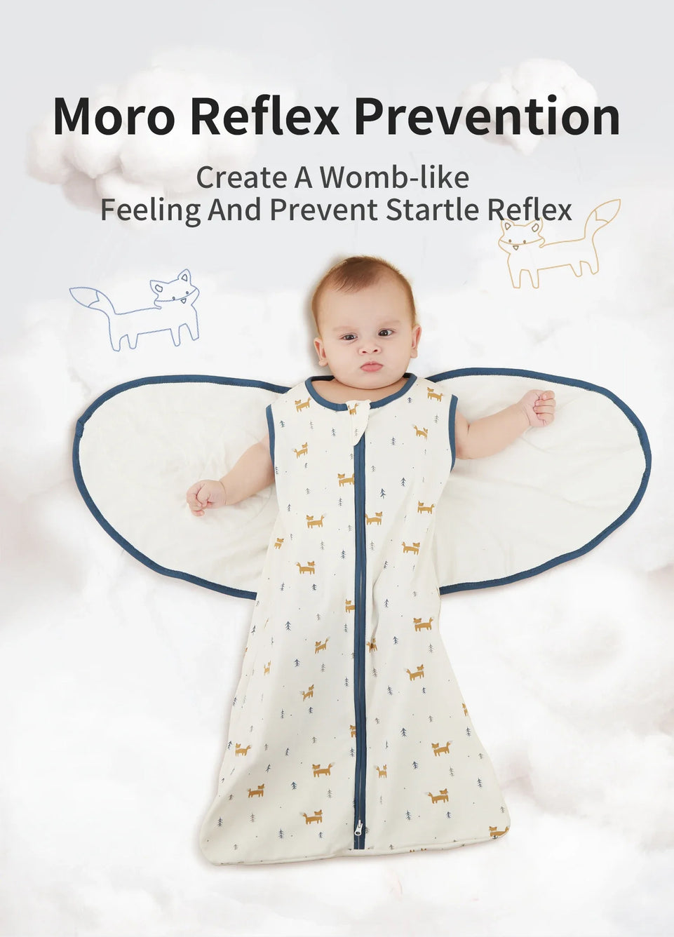 Baby Sleeping Bag For Newborn Summer Thin Soft Cotton Boys Girls Wrap Sleepwear 0-3M Adjustable Breathable Baby Swaddle Blanket