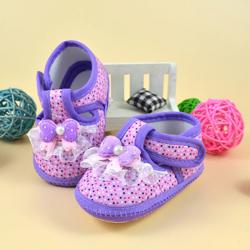Baby Shoes Infant Soft Anti-slip Sole Newborn Baby Girls Boy Prewalker Printing Rabbit Cartoon Single Shoes First Walkers Shoes