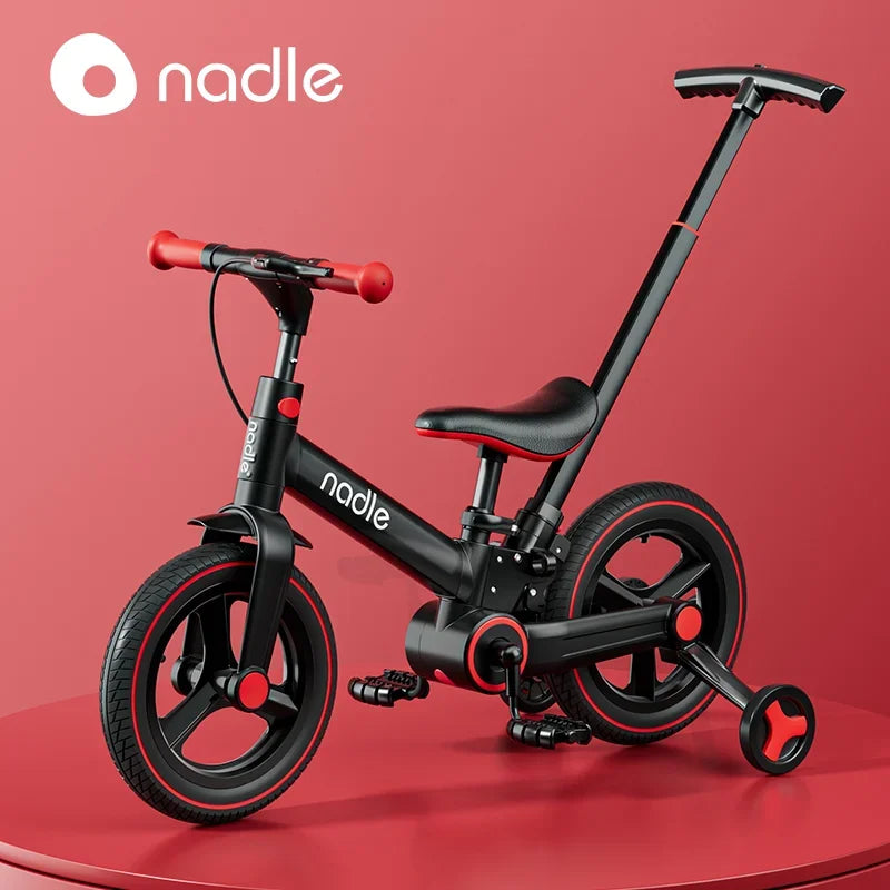Children's bicycle balance bike 2-in-1 1-3 1-6-year-old girl boy pedal folding bike