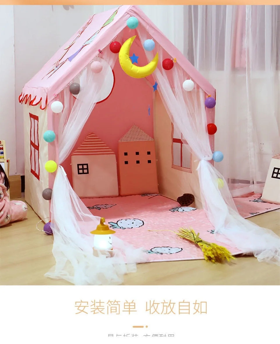 New Baby Tent Children's Home Girl's Small House Children's Entertainment Game House Baby Outdoor Play Amusement Park Game Tent