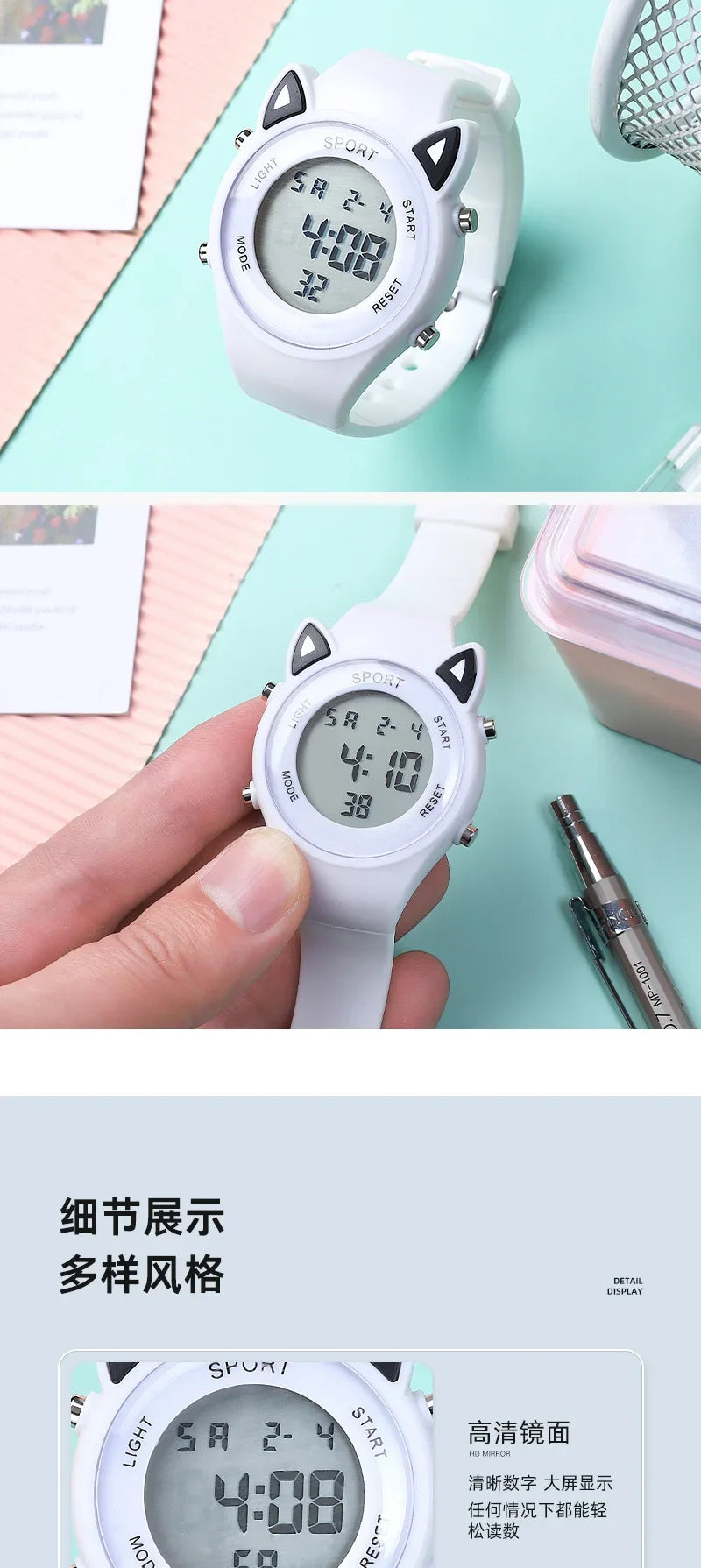 Children's Electronic Watches For Girls And Boys Analog Digital Sport Led Electronic Waterproof 3bar Wrist Watch Kids Relogio